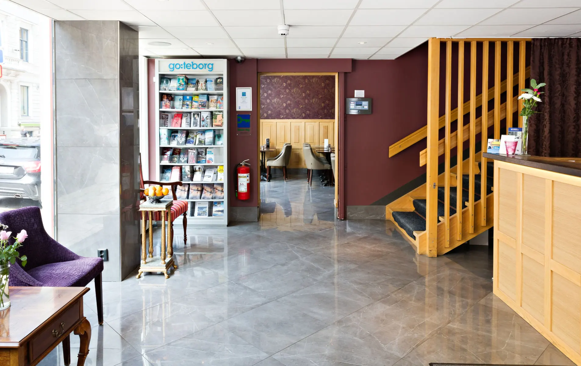 Hotel Vasas reception i Göteborg